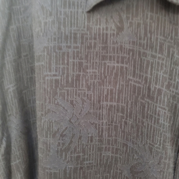 Campia brand mens button down shirt size XXL grey/black color - Picture 3 of 7